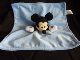 Disney Baby Mickey Mouse Light Blue Lovey Security Blanket - £18.08 GBP