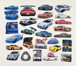 26pc Classic Japanese Drift legend RX7 FD JDM sport car Legend Classic J... - £6.16 GBP