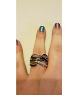 Paparazzi Ring (one size fits most) (new) MISFIT BLACK RING - £5.98 GBP