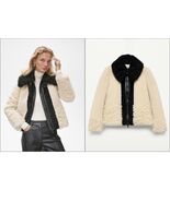 ZARA FAUX FUR PATCHWORK JACKET -COLLECTION S - $149.99