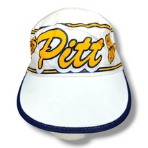 Vintage 80s Pitt Panthers Pittsburgh Painters Cap Hat AJD Size M-L USA Made  - £22.86 GBP