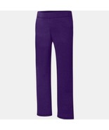 Hanes Girls Fleece Open Leg Sweat Pants Size X-Small 4-5 Grape Purple NEW - £7.74 GBP