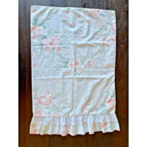 Vintage Cottage Core Shabby Chic JP Stevens Set Of 2 Floral Ruffled Pillowcases - £14.20 GBP