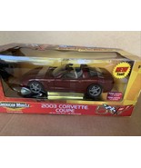 2003 Corvette Burgundy with tools 1:18 Ertl American Muscle 33174. ((G1) - £54.27 GBP