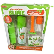 Nickelodeon Slime Shave Kit Set Green Apple Scent Bath Foam Fun Comb Tattoos - $34.65