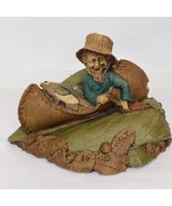 Tom Clark Gnome Walt 1985 #66 Canoe Fisherman Figurine Statue Decor Resin - £27.28 GBP