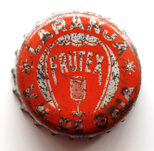 Cork Bottle Cap ✱ Frutex Laranja Vtg Soda Chapa Kronkorken Portugal 60´s ~ Rare - £10.10 GBP