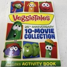 VeggieTales: 25th Anniversary 10-Movie Collection DVD’s With Activity Book - $11.81