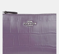 Coach Nolita 19 Croc Embossed Wristlet Purse Clutch Wallet ~NWT~ CN382 - £77.37 GBP