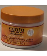 Cantu Shea Butter Leave In Conditioning Cream 12 oz - £9.52 GBP