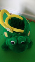 Frog plush basket by Hug &amp; Luv used - $6.00