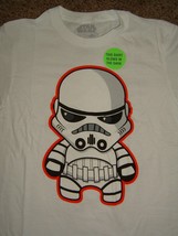 Star Wars Stormtrooper Kawaii Glow In Dark T-Shirt XL - £6.39 GBP