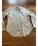 Polo Ralph Lauren Shirt Mens 16 34 Green Yarmouth Oxford Flesh Pony Butt... - $19.79