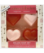 Crabtree &amp; Evelyn Rosewater &amp; Evelyn Rose Heart Shaped Bar Soap 14oz (4x... - $538.79 MXN