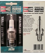 Champion Marine Spark Plug 5838 Stainless Steel Replaces: L78V 833 833M ... - $3.95