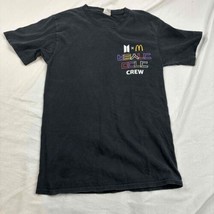 Port & Company Unisex T-Shirt Black Short Sleeve Employee McDonald's Crew Small - $14.85