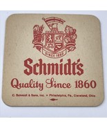 Schmidt’s Coaster Beer Paper Replacement Single C. Schmidt And Sons Vint... - $9.95