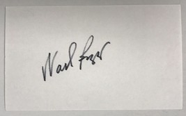 Wade Boggs Signed Autographed 3x5 Index Card #4 - Baseball HOF - £15.98 GBP