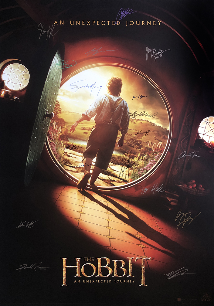 Primary image for The Hobbit Signed Movie Poster 