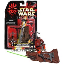 Year 1998 Star Wars The Phantom Menace Naboo Accessory Set With Hook Backpack - $24.99