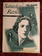 Saturday Review March 7 1953 Betty Miller Claude M. Fuess Sloan Wilson - £6.94 GBP