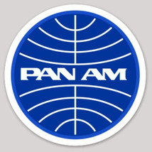 4&quot; Pan Am Airlines Sticker Decal Usa Made - £19.65 GBP