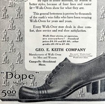 Geo E Keith Co Dope Model Shoes 1916 Advertisement Fashion Footwear DWII10 - £15.68 GBP