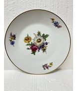 Rosenthal floral platter 11.5” floral gold trim - $67.31