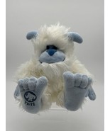 Aurora Yeti Plush White Bigfoot Abominable Snowman Stuffed Animal Blue - £6.22 GBP