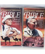 The Bible Jesus of Nazareth &amp; Passion VHS New Sealed Charlton Heston - $17.35 CAD