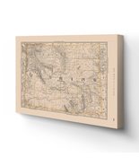HISTORIX Vintage 1891 Wyoming Map Canvas Art - 18x24x1.5 Inch Canvas Wra... - $253.99+