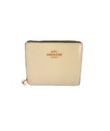 Coach CW790 Snap Wallet Crinkled Patent Leather Small Clutch Pearl - $1,310.98 MXN