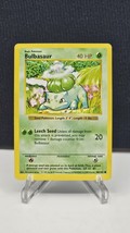 Pokemon Base Set Bulbasaur Shadowless 44/102 Common LP 1999 - €16,09 EUR