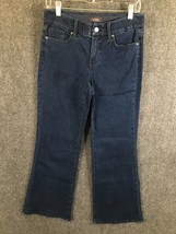 NYDJ Denim Jeans Womens Size XS (30IN Waist) Blue Stretchy Wide Flare Bottom - £14.17 GBP