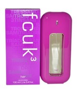 FCUK 3 For Her By FRENCH CONNECTION UK Toilette Spray 3.4 oz 100 ml - £23.88 GBP