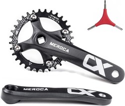 Cyclon Single Speed Sq\. Taper Crankset, 170Mm Mountain Bike Crankset, - £35.51 GBP