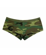 2XL Womens Green BLANK WOODLAND CAMO BOOTY SHORTS Hunting Clothes Rothco... - $170.87 MXN