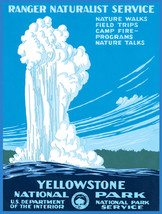 Quality POSTER.Yellowstone Park Geyser.Room Home wall Decoration art print.q669 - £13.99 GBP+