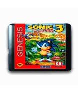 Sonic The Hedgehog 3 16 bit MD Game Card Sega Mega Drive / Genesis - £9.56 GBP