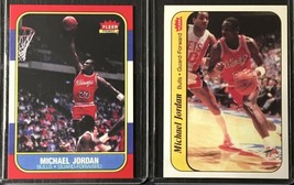 Lot Of 10 Cards - 5 Each 1986-87 Fleer Michael Jordan Rookie Reprint Reg Sticker - £9.66 GBP