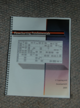 Flowcharting Fundamentals IT Training &amp; Development Spiral Bound book - $9.99