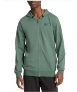 Puma Mens Hoodie Green Full Zip Pockets Logo Regular Fit YKK Zipper Lock... - €38,46 EUR
