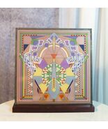 Frank Lloyd Wright Imperial Hotel Peacock Rug Stained Glass Wall Desktop... - $1,978.99 MXN