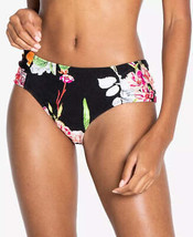Rachel Roy Ombre Floral Printed Ruched-Side Bikini Bottoms, Size XL - £21.84 GBP