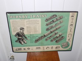 Hornby Electric and Clockwork Trains Paper Advertisement - $1,199.48 MXN