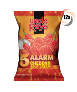 12x Bags Uncle Ray&#39;s 5 Alarm Cheddar Sour Cream Flavored Potato Chips | 3oz - £27.53 GBP
