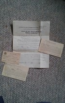 VTG WWI Ephemra Notice of Call Physical Exam War Department Post Cards 1... - £31.96 GBP