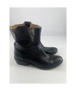 Frye Ankle Boots Womens Size 7.5 B Black Leather Booties Anna Shortie Basic - €67,88 EUR