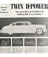 Hudson Hornet Sedan Aire Advertisement 1952 Automobilia Hardtop Classic ... - $754.65 MXN