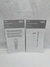 Nintendo Wii Remote And Motion Plus Operations Manuals - $6.92